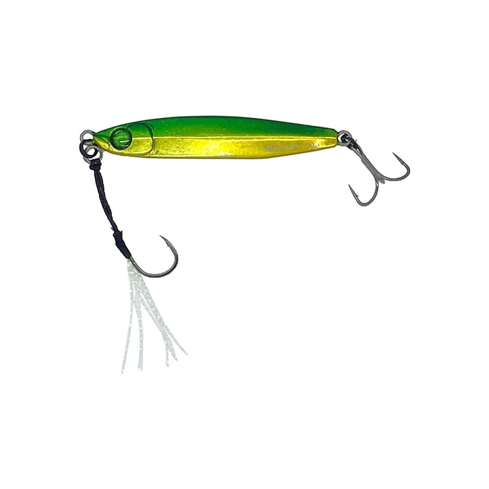 Mustad Mezashi Casting Jig 60g 2oz Green Gold - JIGS - Size (60g)